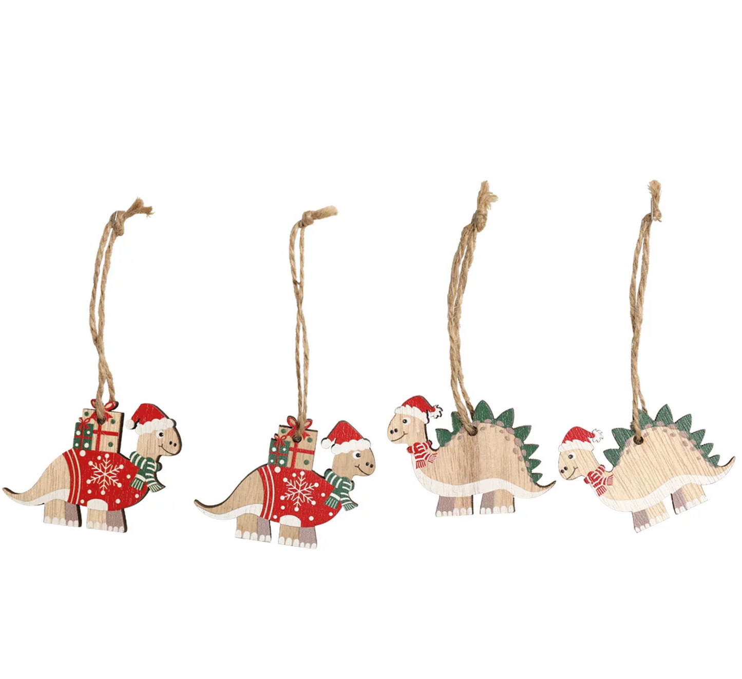 Christmas Dinosaur Hanging tree ornaments