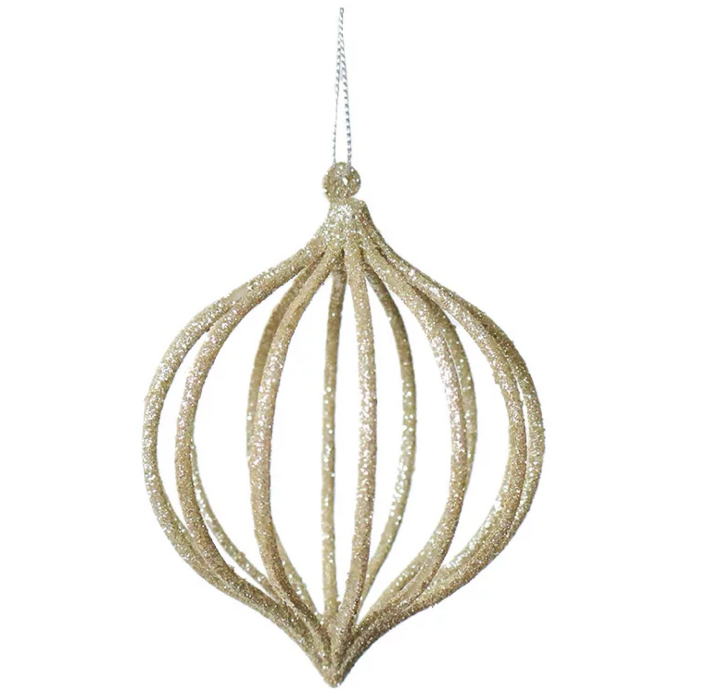 4 Glitter Baubles