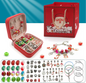 DIY Christmas Charm bracelet set