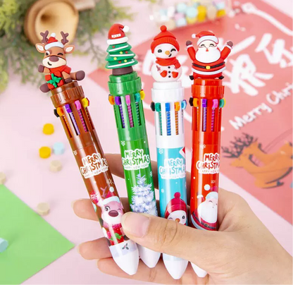 Set of 4 Christmas pens