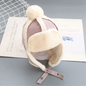 Kids Sheepskin Style Wooly Hat