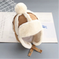 Kids Sheepskin Style Wooly Hat