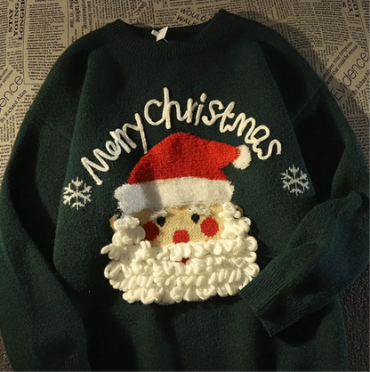 Merry Christmas Woolen Christmas Jumper