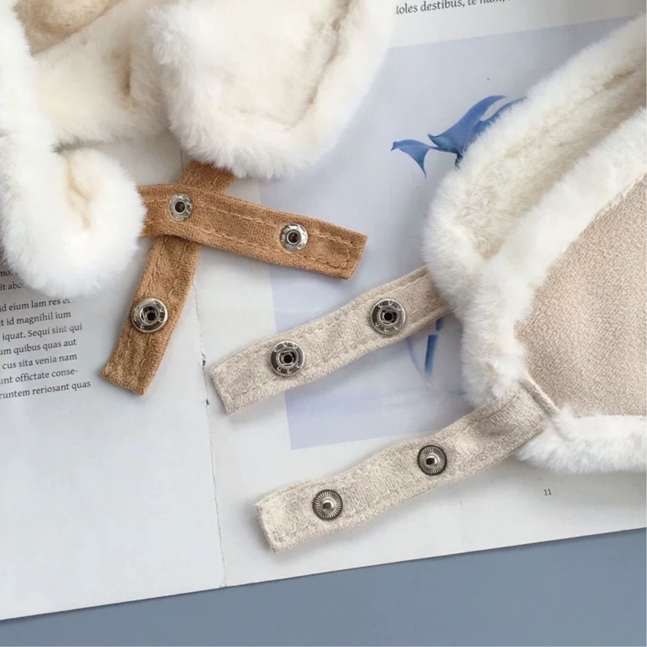 Kids Sheepskin Style Wooly Hat