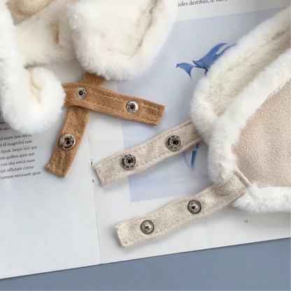 Kids Sheepskin Style Wooly Hat